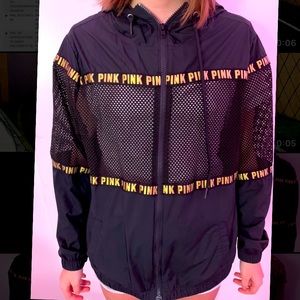 VS Pink Mesh Raincoat